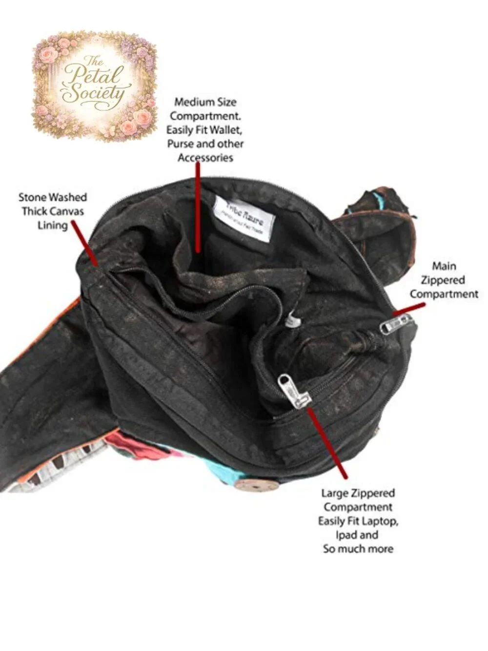 Handmade Boho Patchwork Quilted Sling Crossbody Hobo Bag
